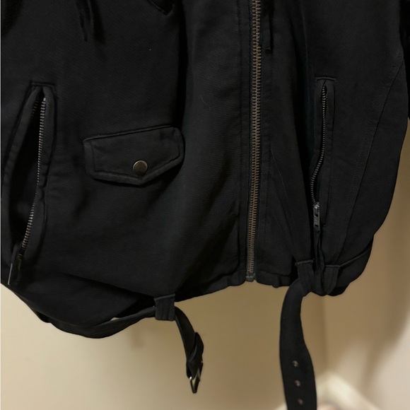 Free People Rebel Rebel Cotton Moto Jacket. - Picture 9 of 9